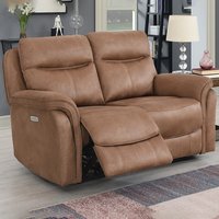 Product photograph of Chloe Fabric Electric Recliner 2 Seater Sofa In Sahara from Furniture in Fashion