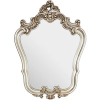 Product photograph of Cikroya Rose Crest Wall Bedroom Mirror In Champagne Frame from Furniture in Fashion