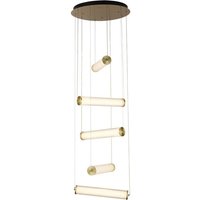 Product photograph of Clamp Led 5 Pendant Light In Gold from Furniture in Fashion