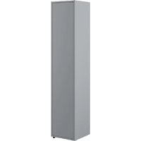 Product photograph of Clarion Wooden Storage Cabinet With 1 Door In Grey from Furniture in Fashion