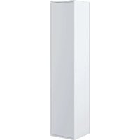 Product photograph of Clarion Wooden Storage Cabinet With 1 Door In Matt White from Furniture in Fashion