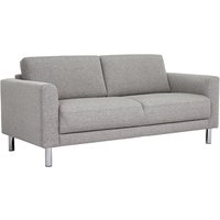 Product photograph of Clesto Fabric 2 Seater Sofa With Grey Legs In Nova Light Grey from Furniture in Fashion