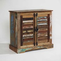 Product photograph of Coburg Wooden Compact Sideboard In Reclaimed Wood from Furniture in Fashion