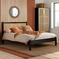 Product photograph of Coralie Wooden King Size Bed In Black from Furniture in Fashion