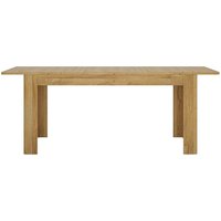 Product photograph of Corco Wooden Extending Dining Table In Grandson Oak from Furniture in Fashion