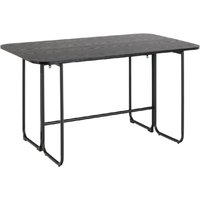 Product photograph of Dalhart Wooden Extending Dining Table Rectangular In Black from Furniture in Fashion