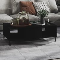 Product photograph of Danya Rectangular Wooden Coffee Table In Black from Furniture in Fashion