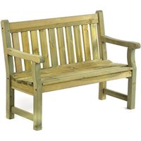 Product photograph of Darko Small Wooden Garden Seating Bench In Green Natural from Furniture in Fashion
