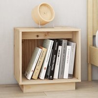 Product photograph of Dawes Solid Pinewood Bedside Cabinet In Natural from Furniture in Fashion