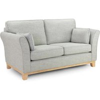 Product photograph of Delft Fabric 2 Seater Sofa With Wooden Frame In Grey from Furniture in Fashion