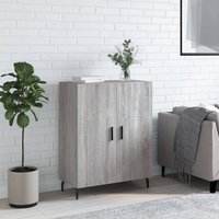 Product photograph of Derby Wooden Sideboard With 2 Doors In Grey Sonoma Oak from Furniture in Fashion