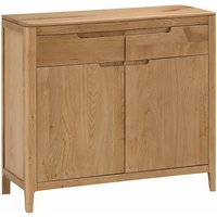 Product photograph of Derry Wooden Sideboard With 2 Doors 2 Drawers In Oak from Furniture in Fashion