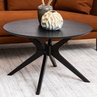 Product photograph of Destin Wooden Coffee Table Round In Black from Furniture in Fashion