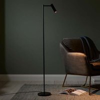 Product photograph of Detroit Reader Task Floor Lamp In Black from Furniture in Fashion