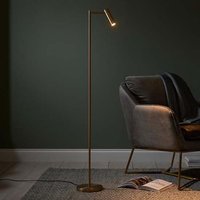 Product photograph of Detroit Reader Task Floor Lamp In Brass from Furniture in Fashion