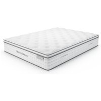 Product photograph of Diboll Fabric Double Mattress In White from Furniture in Fashion