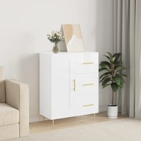 Product photograph of Didim High Gloss Sideboard With 1 Door 3 Drawers In White from Furniture in Fashion