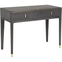 Product photograph of Dileta Wooden Dressing Table With 2 Drawers In Ebony from Furniture in Fashion