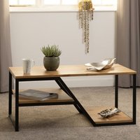 Product photograph of Douala Wooden Coffee Table In Light Oak Effect from Furniture in Fashion