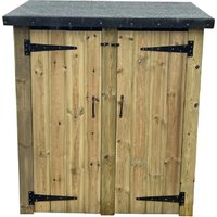 Product photograph of Durango Wooden Garden Double Tool Shed In Natural from Furniture in Fashion