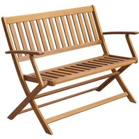 Product photograph of Eliza Wooden Garden Seating Bench In Natural from Furniture in Fashion