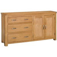 Product photograph of Empire Large Sideboard In Oak With 2 Doors And 3 Drawers from Furniture in Fashion