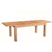 Product photograph of Empire Medium Butterfly Extending Dining Table In Oak from Furniture in Fashion