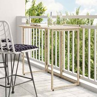 Product photograph of Epping Rattan Garden Folding Dining Table In Beige from Furniture in Fashion