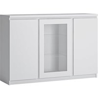 Product photograph of Felton 3 Doors Wooden Sideboard In Alpine White from Furniture in Fashion