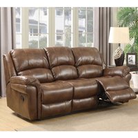 Product photograph of Farnham Leather 3 Seater Electric Recliner Sofa In Tan from Furniture in Fashion