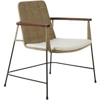Product photograph of Felixvarela Rattan Traditional Chair With Metal Legs In Natural from Furniture in Fashion