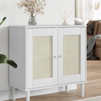 Product photograph of Fenland Wooden Sideboard With 2 Doors In White from Furniture in Fashion