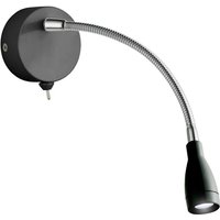 Product photograph of Flexy Led Adjustable Wall Light In Matt Black from Furniture in Fashion