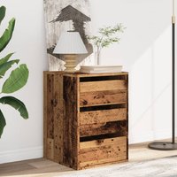 Product photograph of Flint Wooden Chest Of 3 Drawers In Brown Oak from Furniture in Fashion