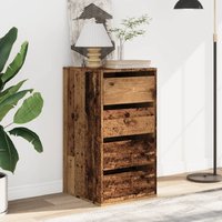 Product photograph of Flint Wooden Chest Of 4 Drawers In Brown Oak from Furniture in Fashion