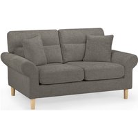 Product photograph of Folsom Fabric 2 Seater Sofa In Mocha from Furniture in Fashion