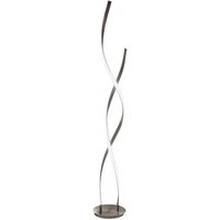 Product photograph of Galla Twisted Floor Lamp Tall In Satin Nickel from Furniture in Fashion