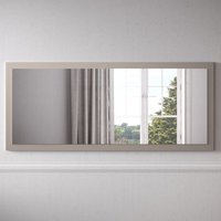 Product photograph of Genoa Bedroom Wall Mirror In Cashmere Wooden Frame from Furniture in Fashion