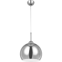 Product photograph of Gikona Ball Design Shade Pendant Light In Chrome from Furniture in Fashion