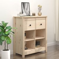Product photograph of Giles Pine Wood Sideboard With 2 Drawers In Natural from Furniture in Fashion