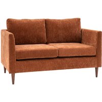 Product photograph of Girona Fabric 2 Seater Sofa With Oak Legs In Rust from Furniture in Fashion