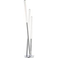 Product photograph of Glacier 3 Lights Bubble Acrylic Floor Lamp In Chrome from Furniture in Fashion