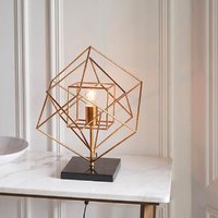 Product photograph of Goshen Metal Table Lamp With Marble Base In Antique Gold from Furniture in Fashion