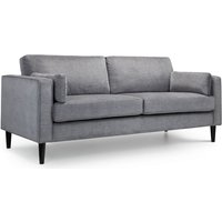 Product photograph of Hachi Fabric 3 Seater Sofa In Dark Grey from Furniture in Fashion