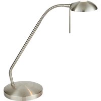 Product photograph of Hackney Touch Task Table Lamp In Satin Chrome from Furniture in Fashion