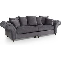 Product photograph of Haimi Fabric Sofa 3 Seater Sofa With Wooden Legs In Grey from Furniture in Fashion