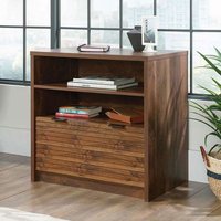 Product photograph of Hamlet Wooden Office Cabinet With 1 Drawer In Walnut from Furniture in Fashion