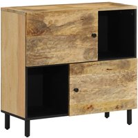 Product photograph of Harwich Mango Wood Storage Cabinet With 2 Doors In Natural from Furniture in Fashion