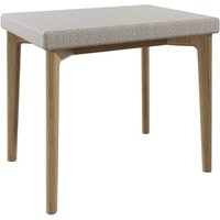 Product photograph of Hazel Wooden Dressing Stool In Oak Natural from Furniture in Fashion