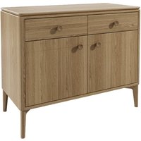 Product photograph of Hazel Wooden Sideboard With 2 Doors 2 Drawers In Oak Natural from Furniture in Fashion